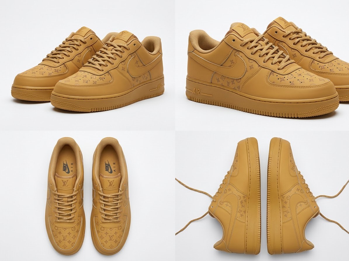 Nike Air Force 1s Louis Vuitton