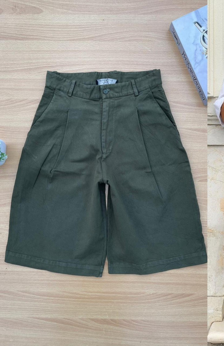 Olive Chino Shorts
